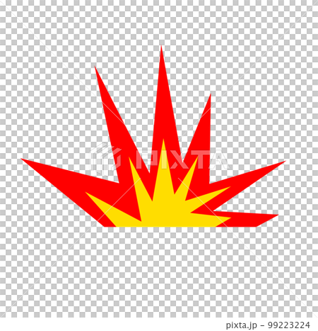 bombing icon. Explosion impact. vector. bombing icon. Explosion impact. vector. 99223224