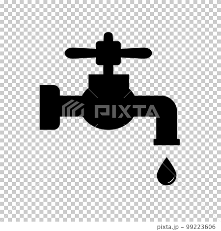 Tap icon. water supply. vector. 99223606