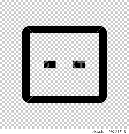 Simple socket icon. power outlet. vector. Simple socket icon. power outlet. vector. 99223748