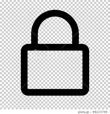 Simple padlock icon. Security. rock. vector. Simple padlock icon. Security. rock. vector. 99223749