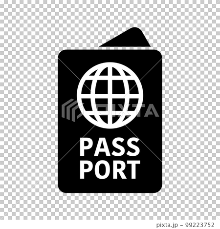passport icon. Travel ID. vector. 99223752