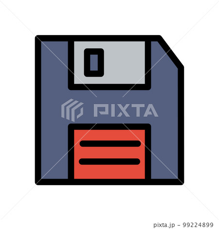 Floppy disc icon line isolated on white background. Black flat thin icon on modern outline style. Linear symbol and editable stroke. Simple and pixel perfect stroke vector illustration Floppy disc icon line isolated on white background. Black flat thin icon on modern outline style. Linear symbol and editable stroke. Simple and pixel perfect stroke vector illustration 99224899