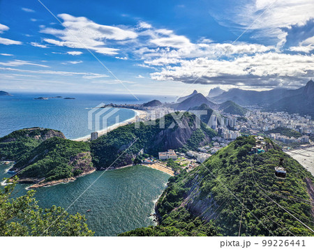 Copacabana beach in Rio de Janeiro, Brazil is the most famous beach of Rio de Janeiro 99226441