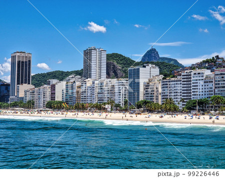 Copacabana beach in Rio de Janeiro, Brazil is the most famous beach of Rio de Janeiro 99226446