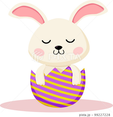 Happy Easter cartoon character icon 99227228
