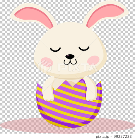 Happy Easter cartoon character icon 99227228