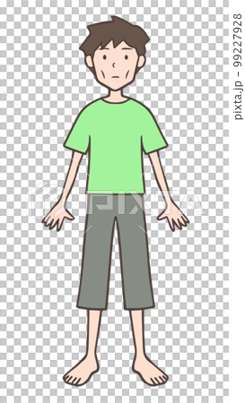 赤腳瘦骨嶙峋的男人 99227928