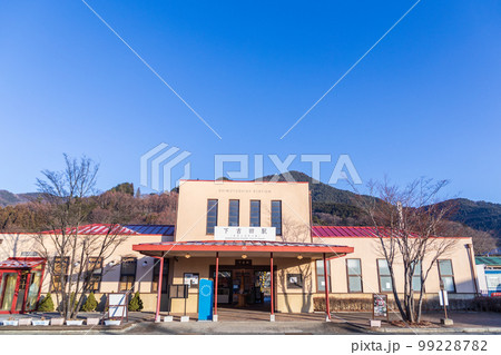 「山梨県」下吉田駅舎　富士山麓電気鉄道富士急行線 99228782