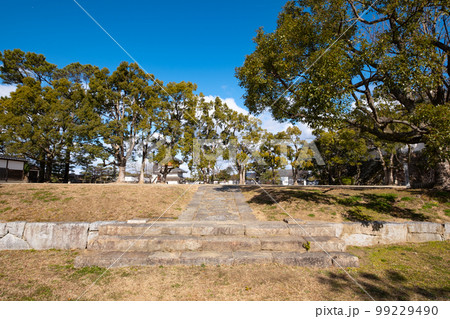 岡山城の表書院跡 99229490