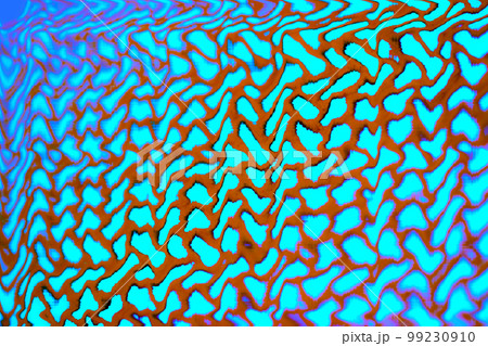 観賞魚ベタの虹色採光に光る魚鱗をイメージしたパンチングメタル構造を抽象化したイラストテクスチャー。 99230910
