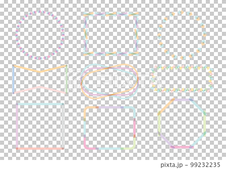 流行色彩的時尚鏡框 流行色彩的時尚鏡框 99232235