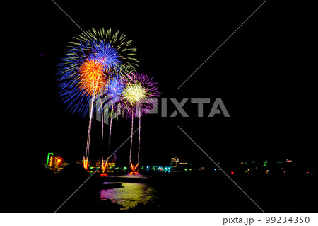 静岡県伊豆市土肥 土肥サマーフェスティバル海上花火大会 静岡県伊豆市土肥 土肥サマーフェスティバル海上花火大会 99234350