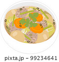タイ料理「薄口スープ」のイラスト(斜め) 99234641