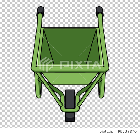 運搬用一輪車斜めのイラスト 運搬用一輪車斜めのイラスト 99235870
