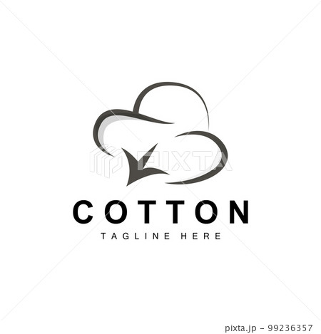 Cotton Logo, Soft Cotton Flower Design Vector Natural Organic Plants Apparel Materials And Beauty Textiles Cotton Logo, Soft Cotton Flower Design Vector Natural Organic Plants Apparel Materials And Beauty Textiles 99236357