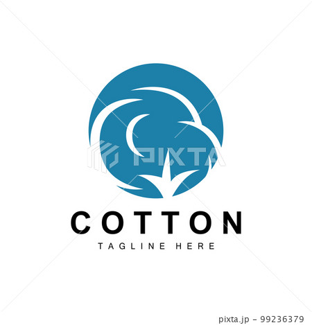 Cotton Logo, Soft Cotton Flower Design Vector Natural Organic Plants Apparel Materials And Beauty Textiles Cotton Logo, Soft Cotton Flower Design Vector Natural Organic Plants Apparel Materials And Beauty Textiles 99236379