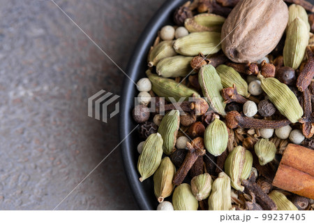 Indian Spice background Indian Spice background 99237405