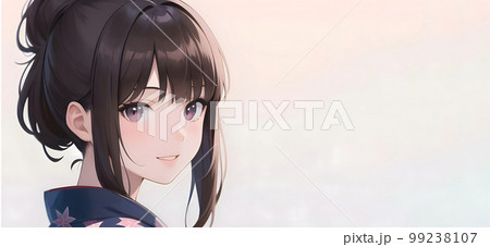 着物姿の女性　和服　浴衣　成人式 99238107