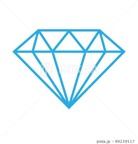 Diamond jewelery icon design 99239517