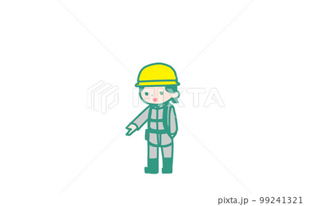 指差呼称のイラスト 指差呼称のイラスト 99241321