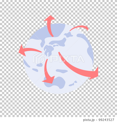 日本から国外へ グローバル イラスト 99243527