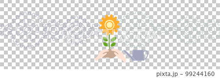 歯車の花で円滑に仲介 99244160