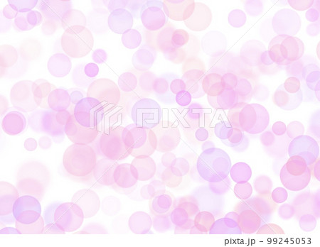 濃淡なピンク色の淡い水玉模様の背景素材イラスト 99245053