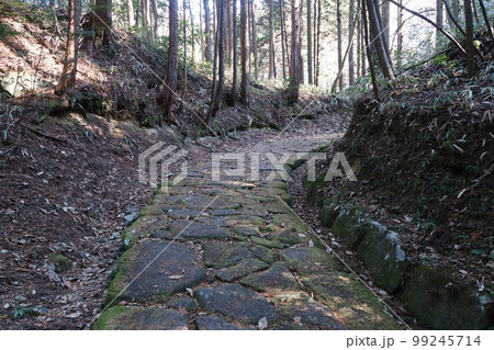 中山道落合の石畳 99245714