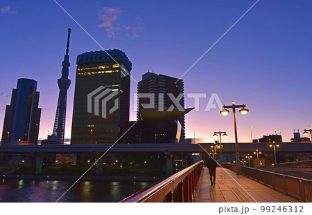 夜明けの東京スカイツリー 夜明けの東京スカイツリー 99246312