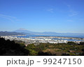 日本平から富士山と駿河湾　静岡県 99247150