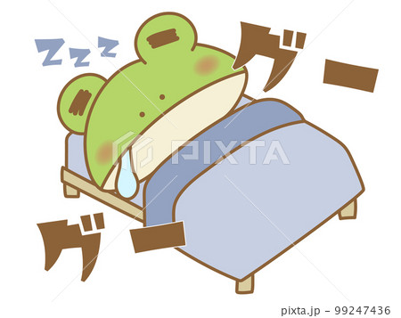 グーグーと眠るカエル オノマトペ グーグーと眠るカエル オノマトペ 99247436
