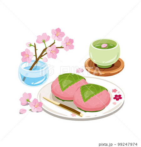 桜 お茶 関西 桜餅3 桜 お茶 関西 桜餅3 99247974