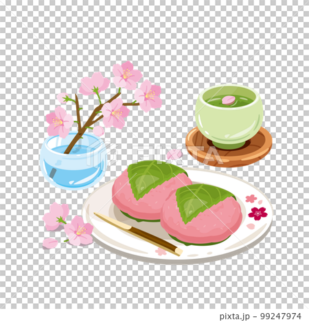 Sakura Green Tea Kansai Sakura Mochi 3 99247974