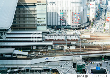 【大阪府】大阪駅前の都市風景 99248001