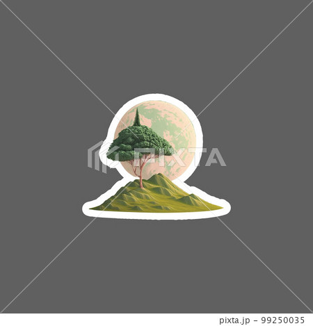 tree of life the center of the world sticker tree of life the center of the world sticker 99250035
