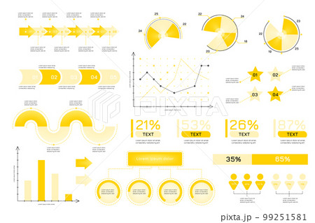 Infographic Elements. Abstract data visualization, marketing charts and graphs. Infographic Elements. Abstract data visualization, marketing charts and graphs. 99251581