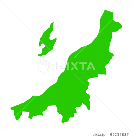 新潟県の地図 99252887