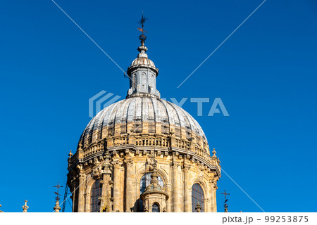 View of the roofs and dome of the Old Cathedral of Salamanca View of the roofs and dome of the Old Cathedral of Salamanca 99253875