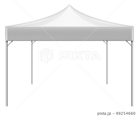 Outdoor event tent mockup. White blank shade 99254660
