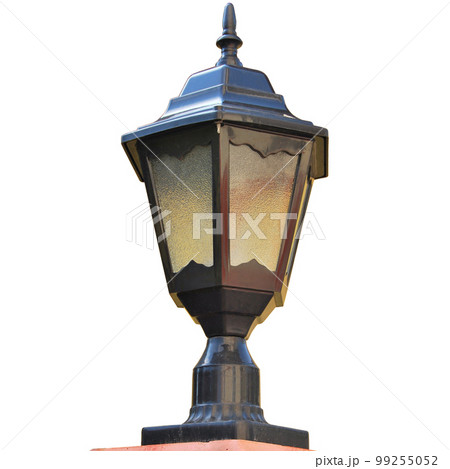 Vintage street lamp sconce, used in parks, streets and outdoor 99255052