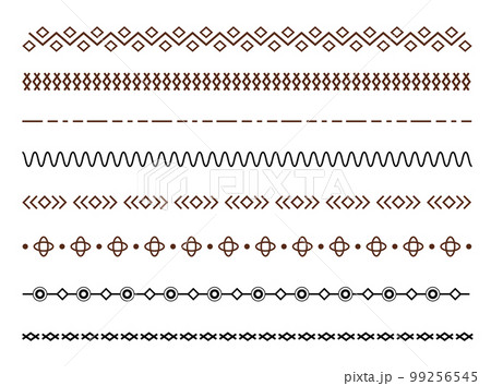 Set Dividers vector set isolated. Set Dividers vector set isolated. 99256545