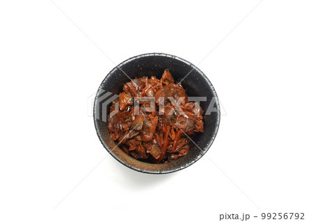 食器にいれたアサリのしぐれ煮 食器にいれたアサリのしぐれ煮 99256792