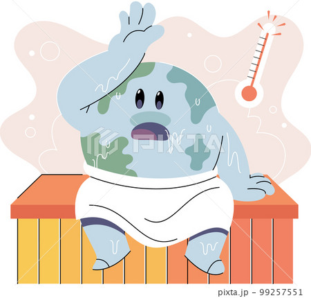 Global warming climate changes concept. environmental disaster threat to nature Global warming climate changes concept. environmental disaster threat to nature 99257551