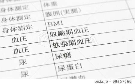 拡張期血圧 健康診断 健康管理 医療 拡張期血圧 健康診断 健康管理 医療 99257566