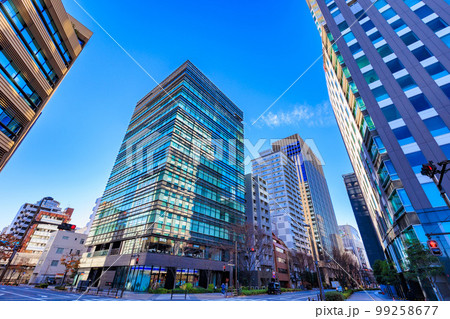 東京 千代田区 神田練塀町の都市風景 99258677