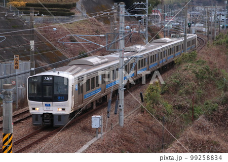 JR鹿児島本線を走る811系電車_2023/1/16撮影 99258834