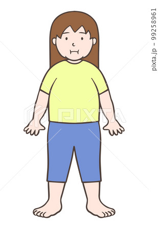 裸足の太った女性 裸足の太った女性 99258961