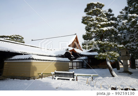 雪の建仁寺 本坊 京都市東山区 雪の建仁寺 本坊 京都市東山区 99259130