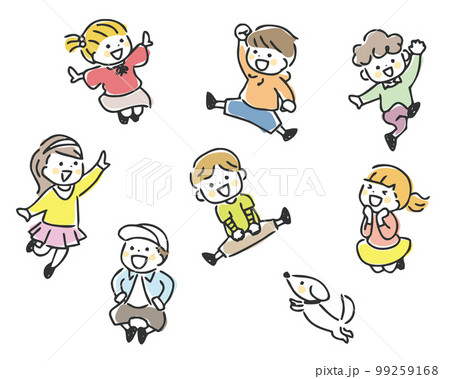 元気な子ども達 99259168