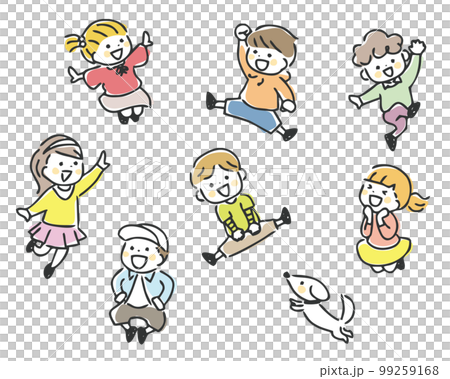 元気な子ども達 99259168